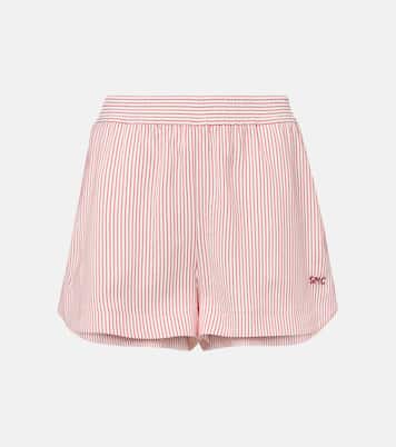 Striped silk shorts | Stella McCartney