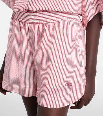 Striped silk shorts | Stella McCartney
