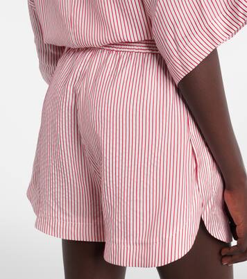 Striped silk shorts | Stella McCartney