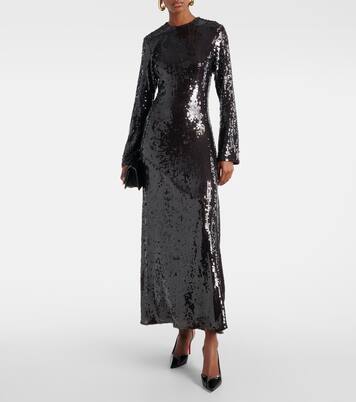 Robe longue à sequins | Rotate