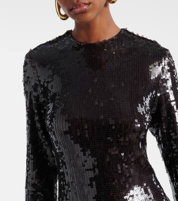 Robe longue à sequins | Rotate