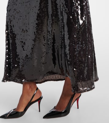 Robe longue à sequins | Rotate