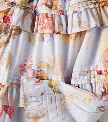 Rhiannon floral tiered cotton dress | Zimmermann Kids