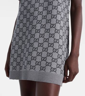 Polokleid GG aus einem Wollgemisch | Gucci