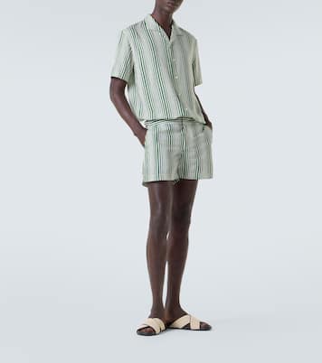 Hibbert striped bowling shirt | Orlebar Brown