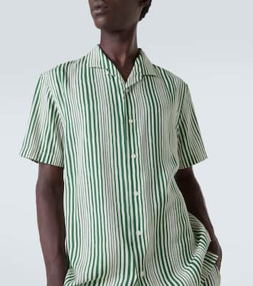 Hibbert striped bowling shirt | Orlebar Brown