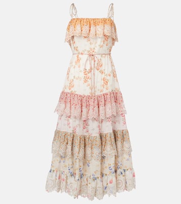 Lucky tiered cotton maxi dress | Zimmermann