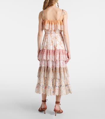 Lucky tiered cotton maxi dress | Zimmermann