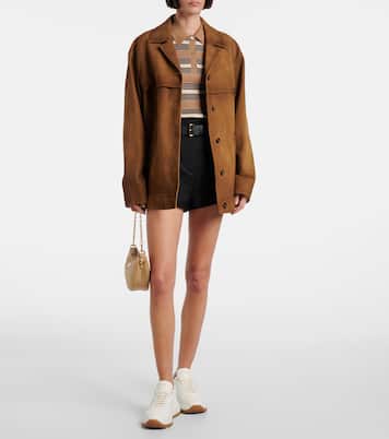 Leather sneakers | Prada