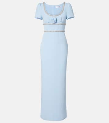 Maxikleid aus Crêpe | Self-Portrait