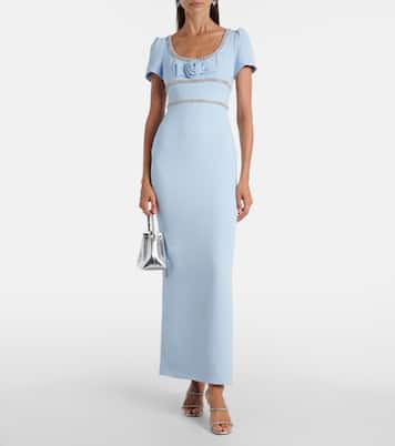 Maxikleid aus Crêpe | Self-Portrait