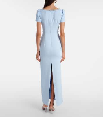 Maxikleid aus Crêpe | Self-Portrait