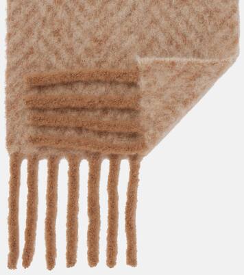 Chevron alpaca-blend scarf | Loro Piana