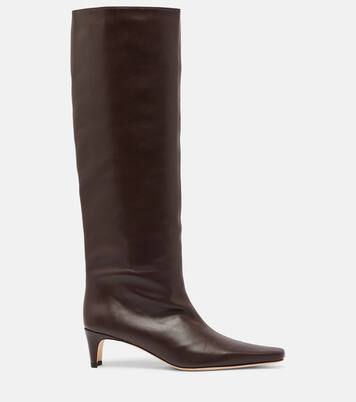 Wally 55 leather knee-high boots | Staud
