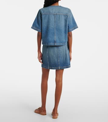 Top Serge aus Denim | Ulla Johnson