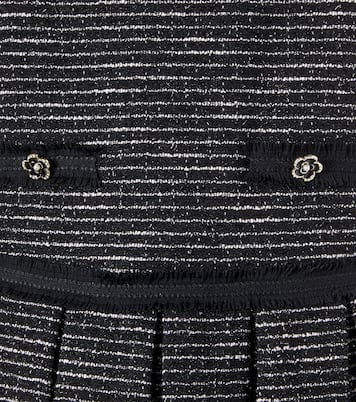 Pleated tweed dress | Patachou