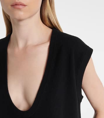 Pull sans manches N°423 Lord en cachemire mélangé | Extreme Cashmere