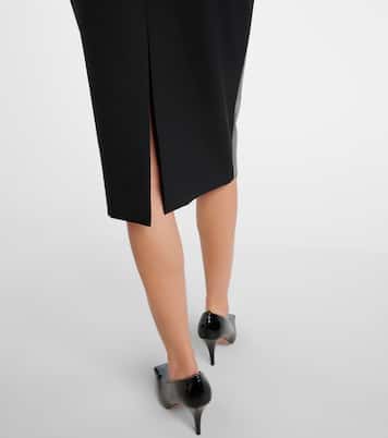 Snake-effect midi skirt | Stella McCartney
