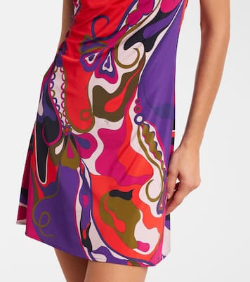 Orchidee satin jersey minidress | Pucci