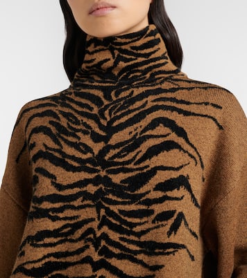 Jacquard turtleneck sweater | Alaïa