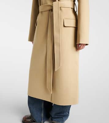 Wool and cashmere wrap coat | Acne Studios