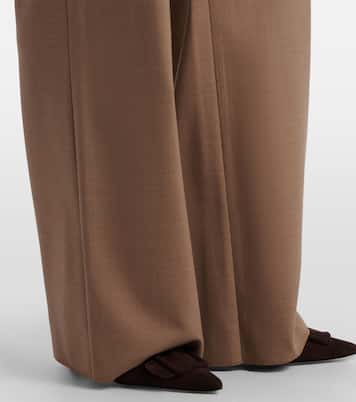 Pantalon droit Salpa en laine vierge | Max Mara