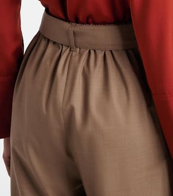 Pantalon droit Salpa en laine vierge | Max Mara