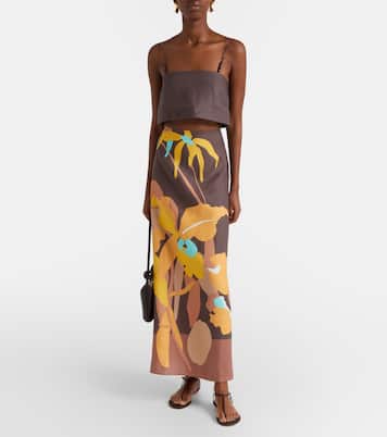 Cropped-Top Chianti aus Leinen | Faithfull