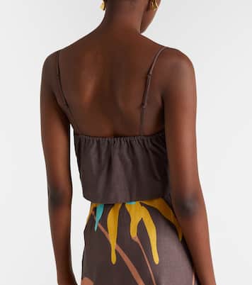 Cropped-Top Chianti aus Leinen | Faithfull