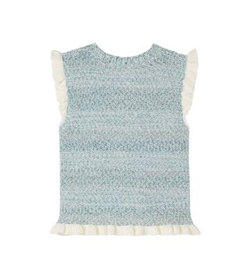 Knitted cotton-blend top | Zimmermann Kids