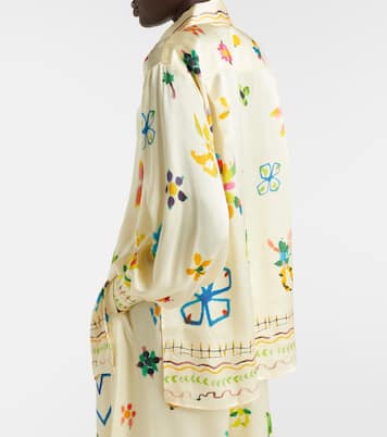Sidi floral silk shirt | Alémais