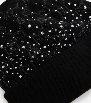 Gorro de lana con cristales GG | Gucci