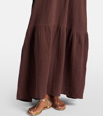 Shay halterneck cotton maxi dress | Melissa Odabash