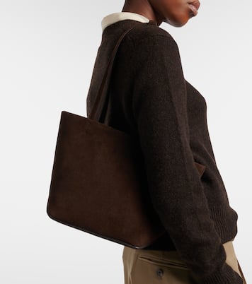 Park Edge Medium suede tote bag | The Row