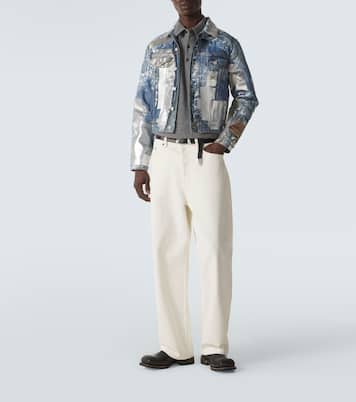 Veste imprimée en jean | Acne Studios