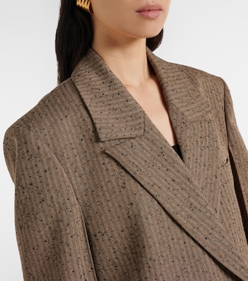 헤링본 울 블렌드 블레이저 | Róhe