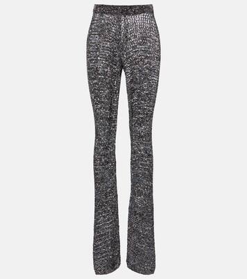 Hose aus Häkelstrick mit Pailletten | Missoni