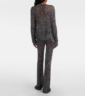 Hose aus Häkelstrick mit Pailletten | Missoni