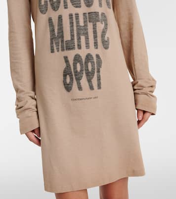 Logo cotton jersey minidress | Acne Studios