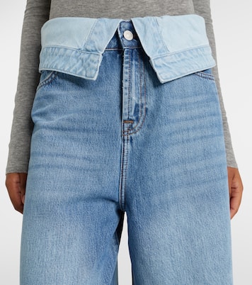 Double Layer Slouchy wide-leg jeans | 7 For All Mankind