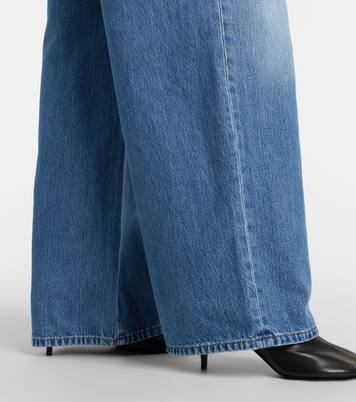 Double Layer Slouchy wide-leg jeans | 7 For All Mankind
