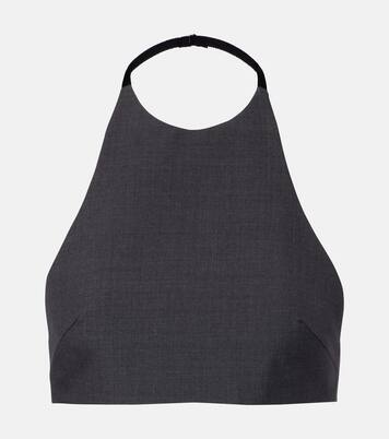 Cropped-Top aus Schurwolle | Jil Sander