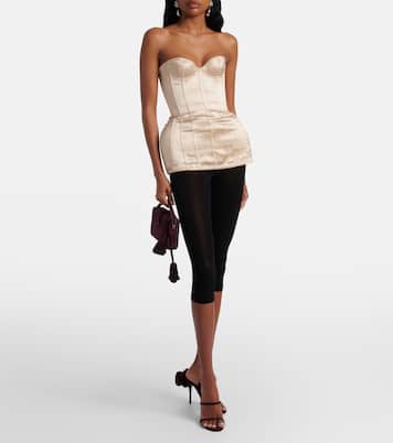 Silk satin corset | Magda Butrym