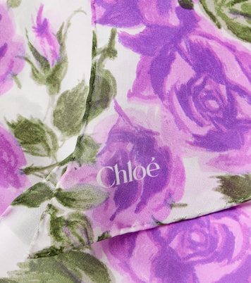 Bedrucktes Tuch Chloé Bloom aus Seide | Chloé