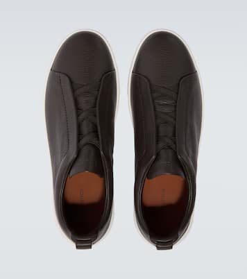 Baskets Triple Stitch en cuir | Zegna