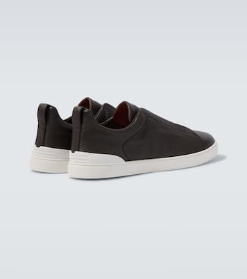Baskets Triple Stitch en cuir | Zegna