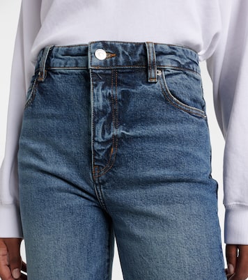 The Ruler distressed straight jeans | Frame