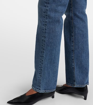 The Ruler distressed straight jeans | Frame