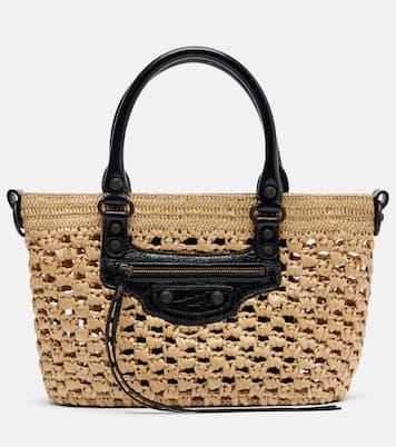 Le City Small raffia tote bag | Balenciaga
