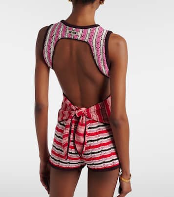 Shorts aus Häkelstrick | The Attico